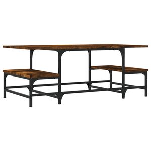 vidaXL Konferenčn&iacute; stolek kouřov&yacute; dub 100x50,5x40 cm kompozitn&iacute; dřevo