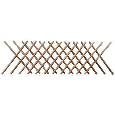 vidaXL Trelážový plot impregnované dřevo 250 x 100 cm