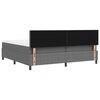 vidaXL Postel s boxspringem Světle šedá a bílá 203 x 200 x 88 cm