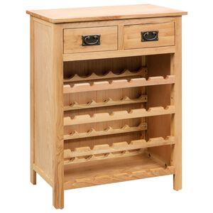 vidaXL Skř&iacute;ňka na v&iacute;no 72 x 32 x 90 cm masivn&iacute; dubov&eacute; dřevo