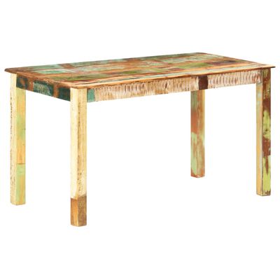 vidaXL Jídelní stůl masivní recyklované dřevo 140 x 70 x 76 cm