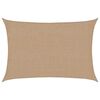 vidaXL St&iacute;n&iacute;c&iacute; plachta 160 g/m&sup2; taupe 2 x 2,5 m HDPE