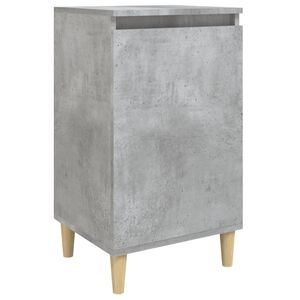 vidaXL Nočn&iacute; stolek betonově &scaron;ed&yacute; 40 x 35 x 70 cm kompozitn&iacute; dřevo