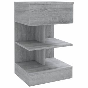 vidaXL Nočn&iacute; stolek &scaron;ed&yacute; sonoma 40 x 35 x 65 cm kompozitn&iacute; dřevo