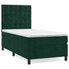 vidaXL Box spring postel s matrac&iacute; tmavě zelen&aacute; 80 x 200 cm samet