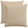 vidaXL Povlak na pol&scaron;t&aacute;ř 2 ks HEERLEN Taupe 55 x 55 cm man&scaron;estr