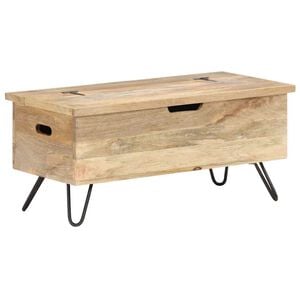 vidaXL &Uacute;ložn&aacute; truhla 90 x 40 x 45 cm masivn&iacute; mangovn&iacute;kov&eacute; dřevo