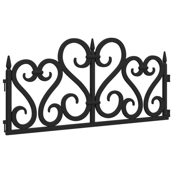 vidaXL Travn&iacute; lem 17 ks čern&yacute; 10 m PP