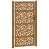 vidaXL Zahradn&iacute; br&aacute;na 100 x 200 cm, odoln&aacute; ocel, design kř&iacute;dla