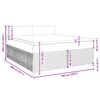 vidaXL Box spring postel s matrac&iacute; čern&aacute; 180x200 cm textil