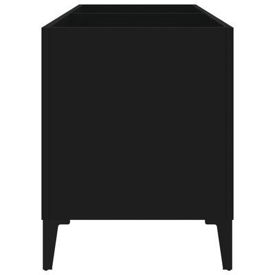vidaXL Skříňka na LP desky černá 74,5 x 38 x 48 cm kompozitní dřevo