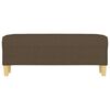 vidaXL Lavice hnědá 100 x 35 x 41 cm textil
