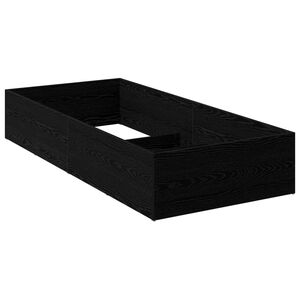 vidaXL R&aacute;m pro polohovatelnou z&aacute;kladnu postele Čern&yacute; dub 70 x 200 cm
