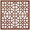 vidaXL Zahradn&iacute; n&aacute;stěnn&aacute; dekorace 55 x 55 cm corten Maursk&yacute; design