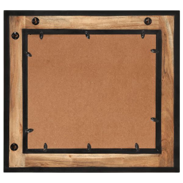 vidaXL Koupelnové zrcadlo 60 x 1 x 55 cm masivní akáciové dřevo