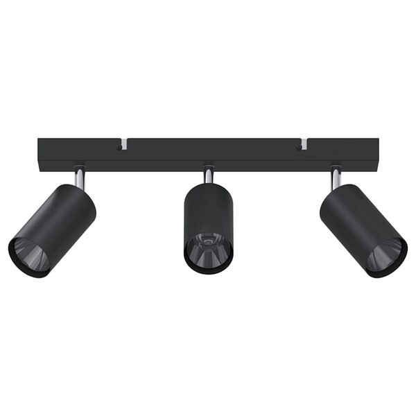 vidaXL Stropn&iacute; bodov&eacute; světlo s reflektory Čern&aacute; 38 x 5,5 x 16,5 cm kov