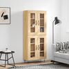 vidaXL Skř&iacute;ň highboard dub sonoma 69,5 x 34 x 180 cm kompozitn&iacute; dřevo