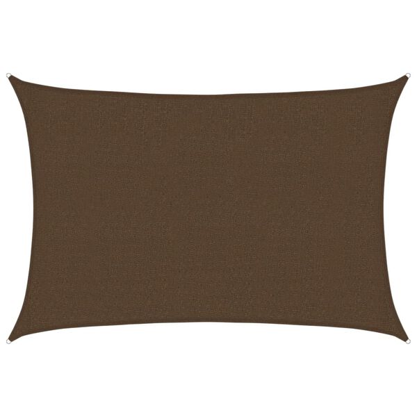 vidaXL St&iacute;n&iacute;c&iacute; plachta 160 g/m&sup2; hněd&aacute; 2,5 x 3,5 m HDPE