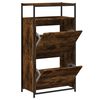 vidaXL Botn&iacute;k kouřov&yacute; dub 60 x 34 x 112 cm kompozitn&iacute; dřevo
