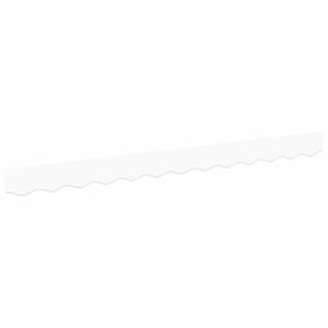 vidaXL N&aacute;hradn&iacute; lem mark&yacute;zy B&iacute;l&aacute; 230 x 20 cm Polyester