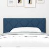 vidaXL Čelo postele s čelo Modr&aacute; 90 cm Uměl&aacute; kůže