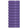 vidaXL Ručn&iacute;ky do sprchy FROGN 10 ks fialov&eacute; 70x140 cm 360 g/m&sup2;