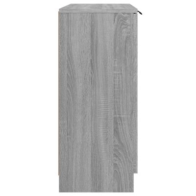 vidaXL Příborník šedý sonoma 60 x 30 x 70 cm kompozitní dřevo
