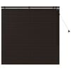 vidaXL Venet &scaron;koln&iacute; žaluzie Tmavě hněd&aacute; 125 x 130 cm 35 mm