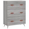 vidaXL Skř&iacute;ň highboard &scaron;ed&aacute; sonoma 69,5 x 34 x 180 cm kompozitn&iacute; dřevo