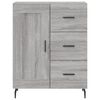 vidaXL Skř&iacute;ň highboard &scaron;ed&aacute; sonoma 69,5 x 34 x 180 cm kompozitn&iacute; dřevo