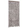 vidaXL Z&aacute;věs proti hmyzu hněd&yacute; a b&iacute;l&yacute; 100 x 220 cm Chenille