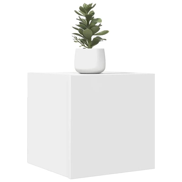 vidaXL Nástěnné TV skříňky 4 ks bílé 30,5x30x30 cm