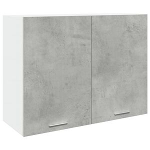 vidaXL Z&aacute;věsn&aacute; skř&iacute;ňka "Lyon" betonově &scaron;ed&aacute; 80 x 31 x 60 cm, dřevěn&eacute; podlahy
