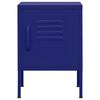 vidaXL Noční stolek námořnicky modrý 35 x 35 x 51 cm ocel