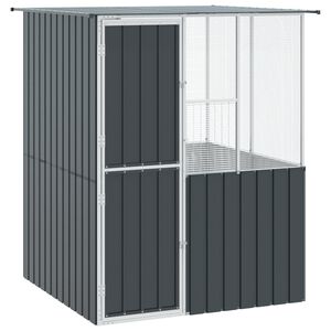 vidaXL Ptač&iacute; klec Antracit 165 x 165 x 200 cm Pozinkovan&aacute; ocel