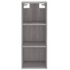 vidaXL Skř&iacute;ň highboard &scaron;ed&aacute; sonoma 34,5x32,5x180 cm kompozitn&iacute; dřevo