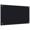 vidaXL Kuchyňské panely 2 ks černé 70 x 50 cm tvrzené sklo