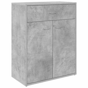 vidaXL Př&iacute;born&iacute;k betonově &scaron;ed&yacute; 60 x 30 x 75 cm kompozitn&iacute; dřevo