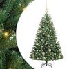 vidaXL Uměl&yacute; Skl&aacute;dac&iacute; V&aacute;nočn&iacute; Strom Zelen&aacute; 120 cm PVC a kov