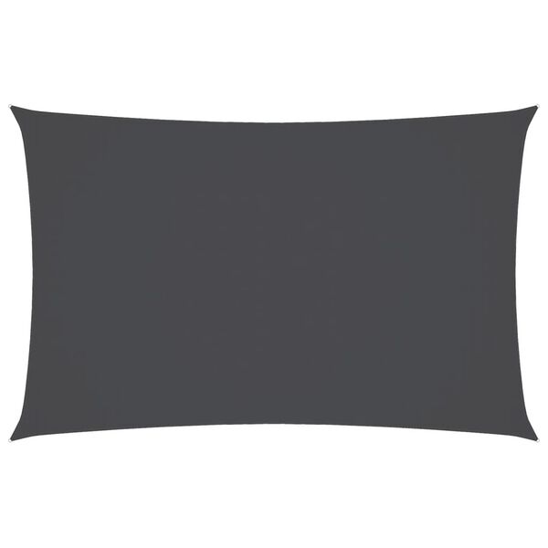 vidaXL Stínící plachta oxfordská látka obdélníková 3 x 6 m antracitová