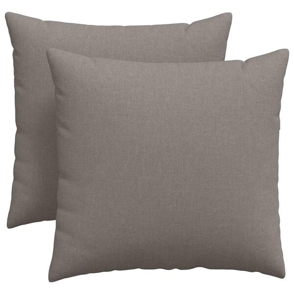 vidaXL Pohovkov&eacute; pol&scaron;t&aacute;ře 2 pcs Taupe 45 x 45 cm textil