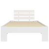 vidaXL Rám postele bílý masivní borové dřevo 100 x 200 cm