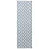 vidaXL Běhoun ORIZ 1150 gsm &Scaron;ed&aacute; a b&iacute;l&aacute;