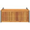 vidaXL Zahradní box na podušky 110x45x42/53 cm masivní akácie a ocel