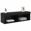 vidaXL TV wall cabinet N&aacute;stěnn&yacute; Panama Čern&yacute; dub 100 x 30 x 30 cm