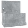 vidaXL &Uacute;ložn&yacute; reg&aacute;l betonově &scaron;ed&yacute; 50 x 30 x 28 cm kompozitn&iacute; dřevo