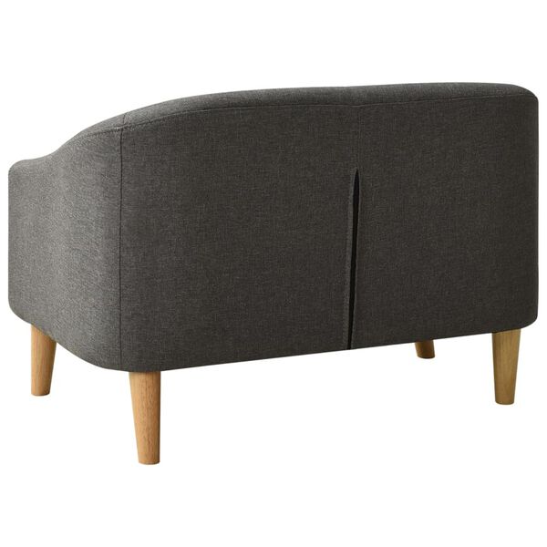 vidaXL Dětsk&aacute; sedačka &scaron;ed&aacute; textil