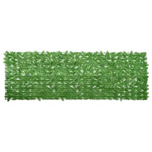 vidaXL Balk&oacute;nov&aacute; z&aacute;stěna se zelen&yacute;mi listy 300 x 100 cm