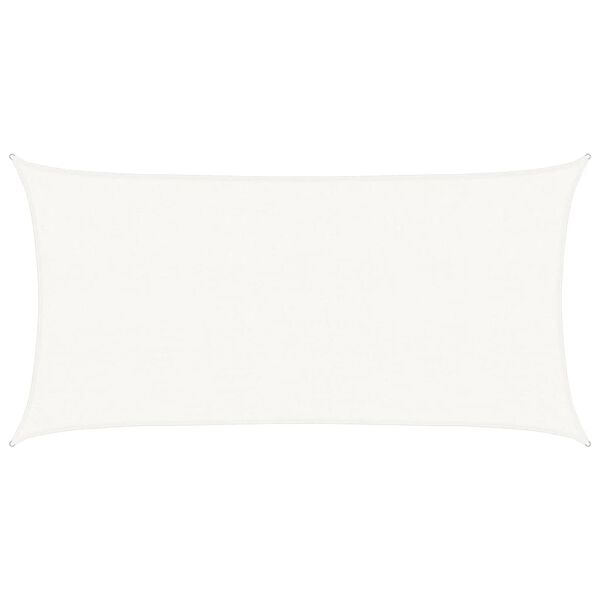 vidaXL Plachta proti slunci 160 g/m&sup2; b&iacute;l&aacute; 2 x 3,5 m HDPE