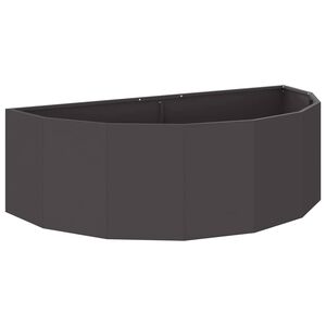 vidaXL Truhl&iacute;k Čern&aacute; 120 x 60 x 35 cm Ocel